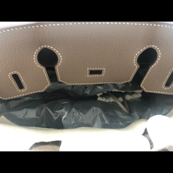 New in Box Hermes Birkin 30 Etoupe Grey - Picture 6 of 8